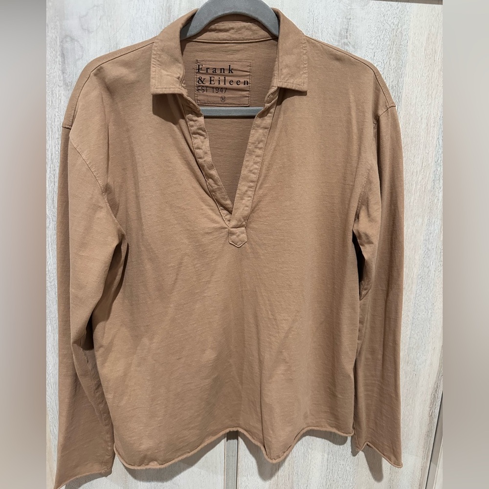 Frank & Eileen Patrick Popover LS in Heritage Jersey Sz M